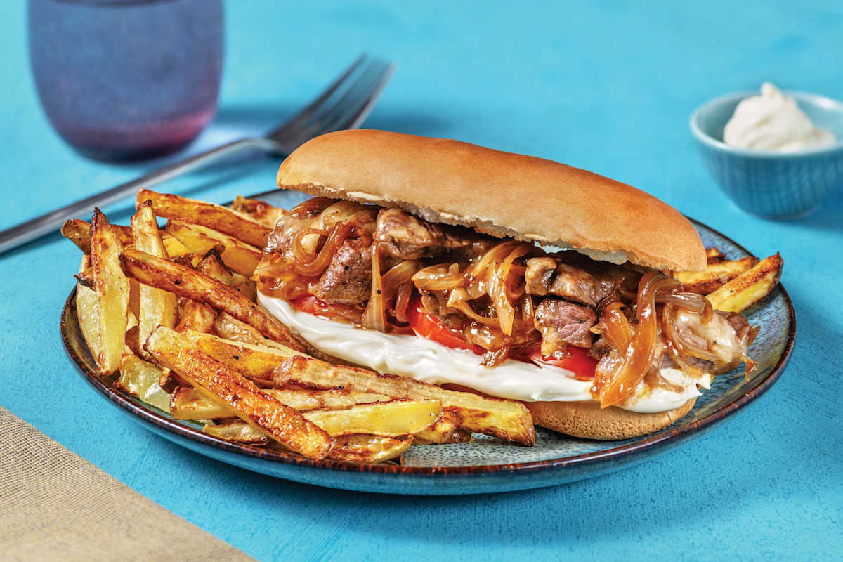 Philly-Style Beef & Cheese Subs