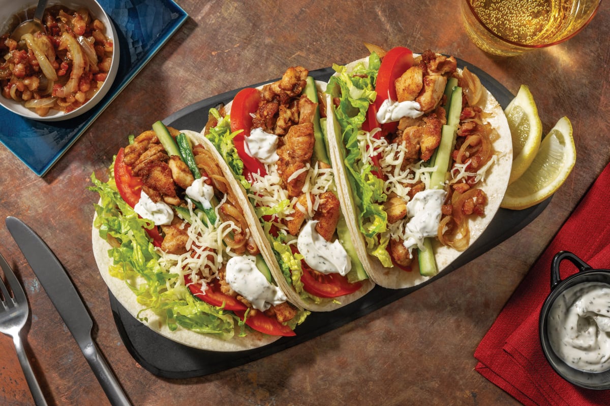 All-American Chicken & Bacon Jam Tacos 