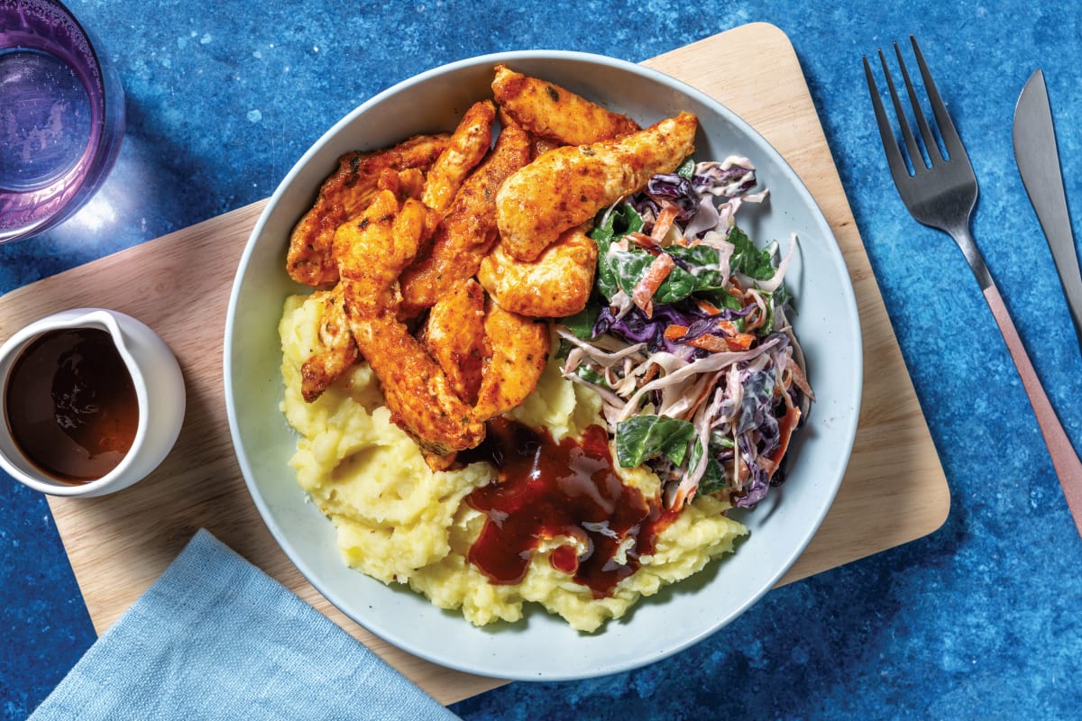 Double American-Spiced Chicken & Mustard Mash