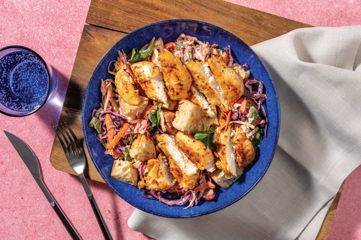 Honey Tex-Mex Chicken & Crouton Salad