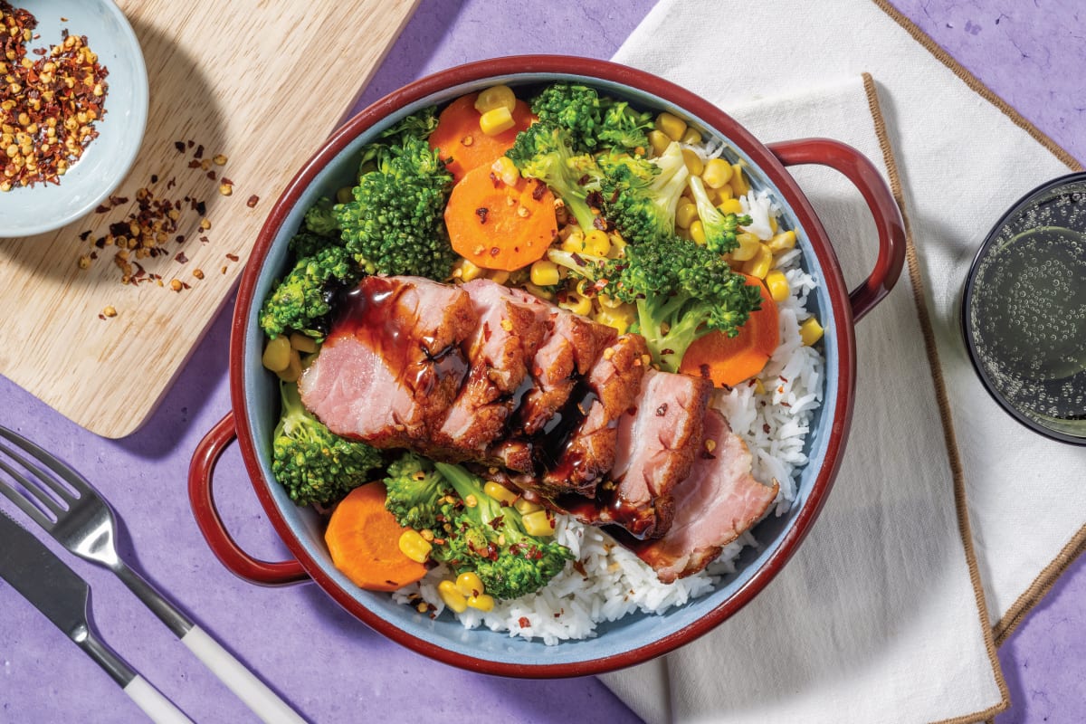 Oyster-Sauce Glazed Slow-Cooked Pork Belly