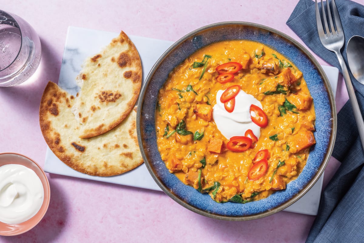 Chicken, Sweet Potato & Lentil Dhal