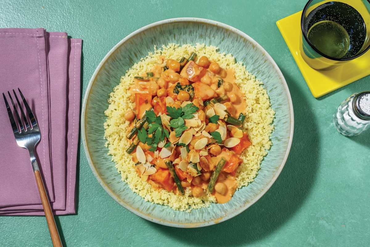 Chermoula Chickpea & Sweet Potato Medley