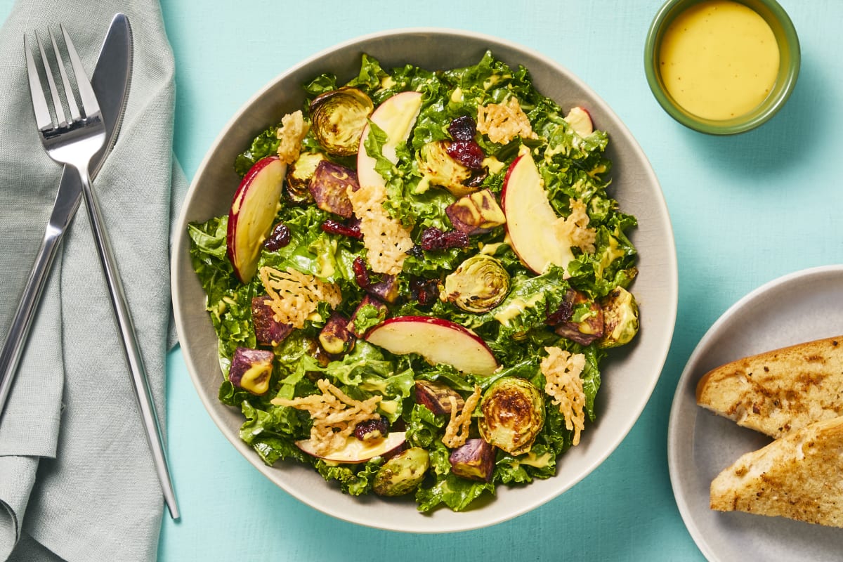 Chicken & Cranberry-Apple Kale Salad