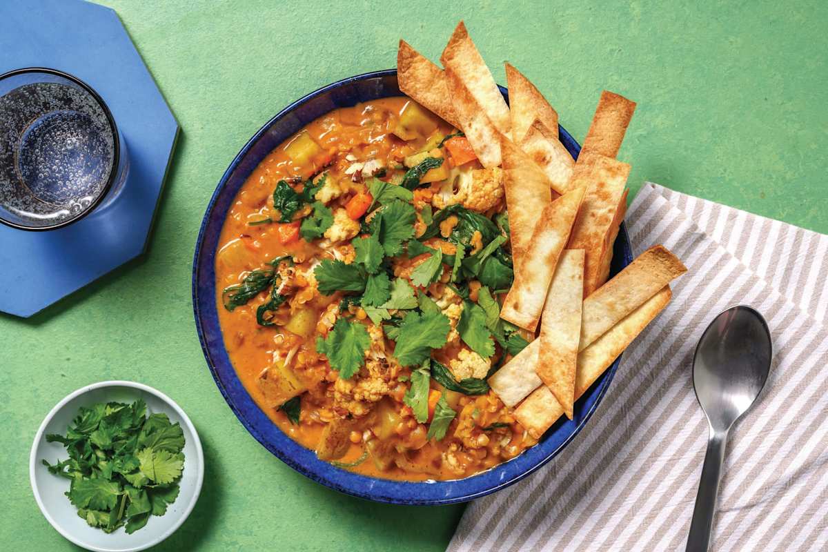 Mild Sambal Potato & Cauliflower Dhal