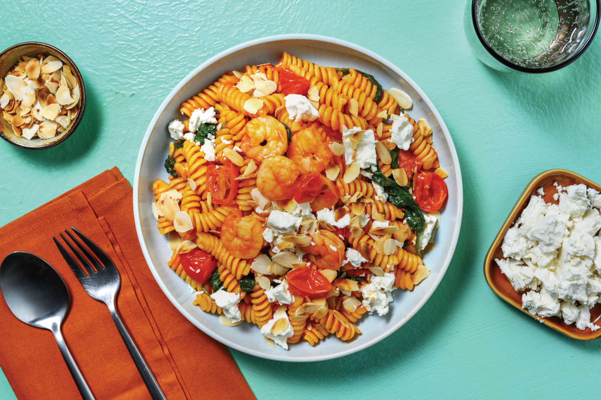 Quick Prawn & Cherry Tomato Pasta