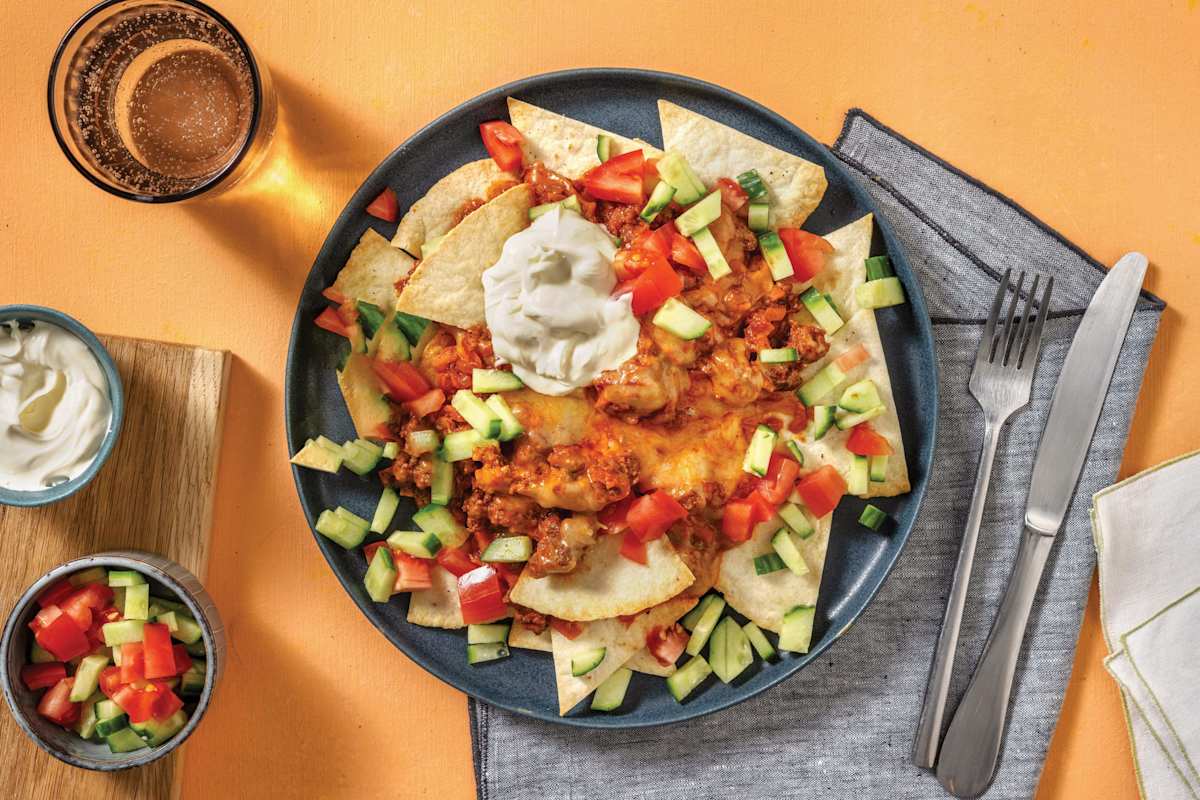 Mexican-Style Beef Nachos