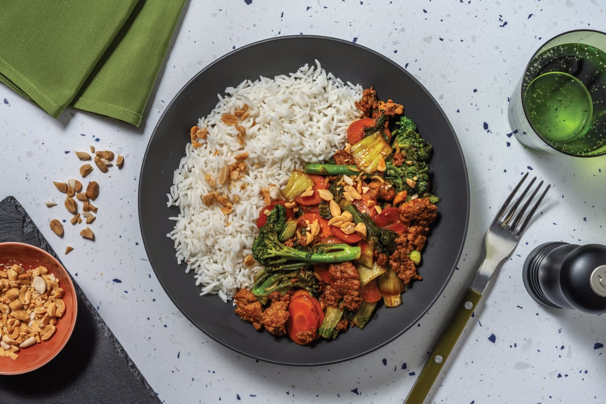 Char Siu Beef Stir-Fry & Basmati Rice