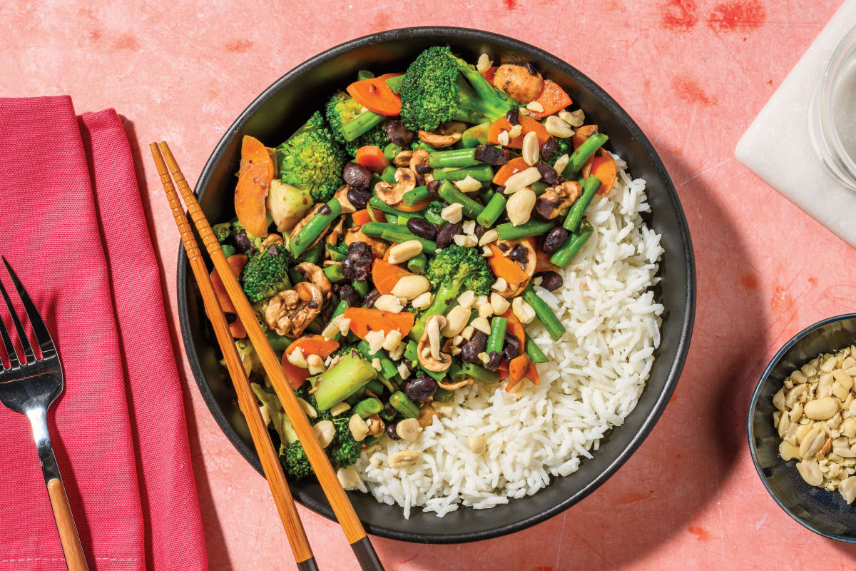 Chinese Beef, Mushroom & Broccoli Stir-Fry