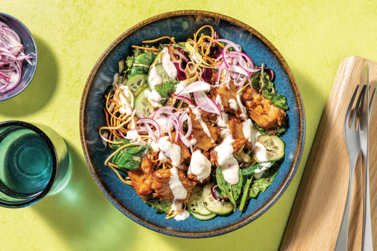Asian Chick’n & Crunchy Salad Bowl