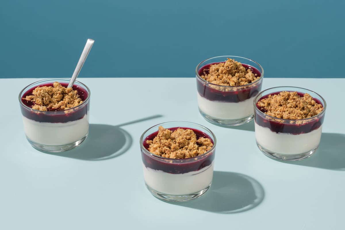 Lemon-Berry Cheesecake Pots