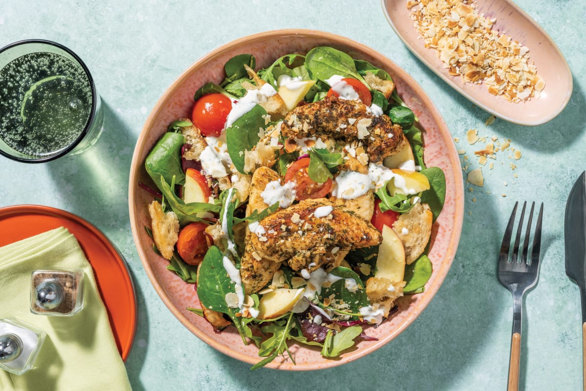 Herby Ranch Chicken & Crouton Salad