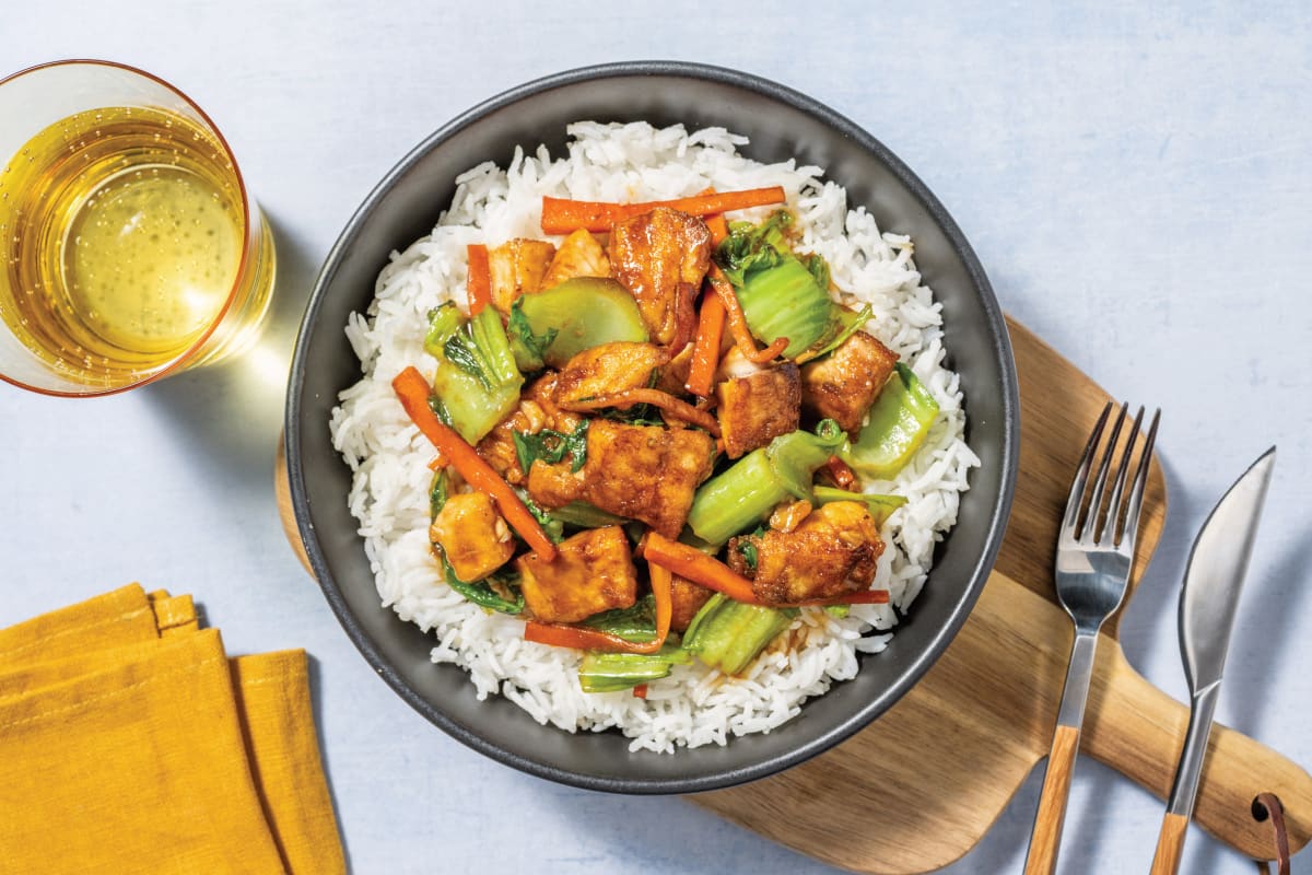 Salt & Pepper Chicken & Asian Greens 