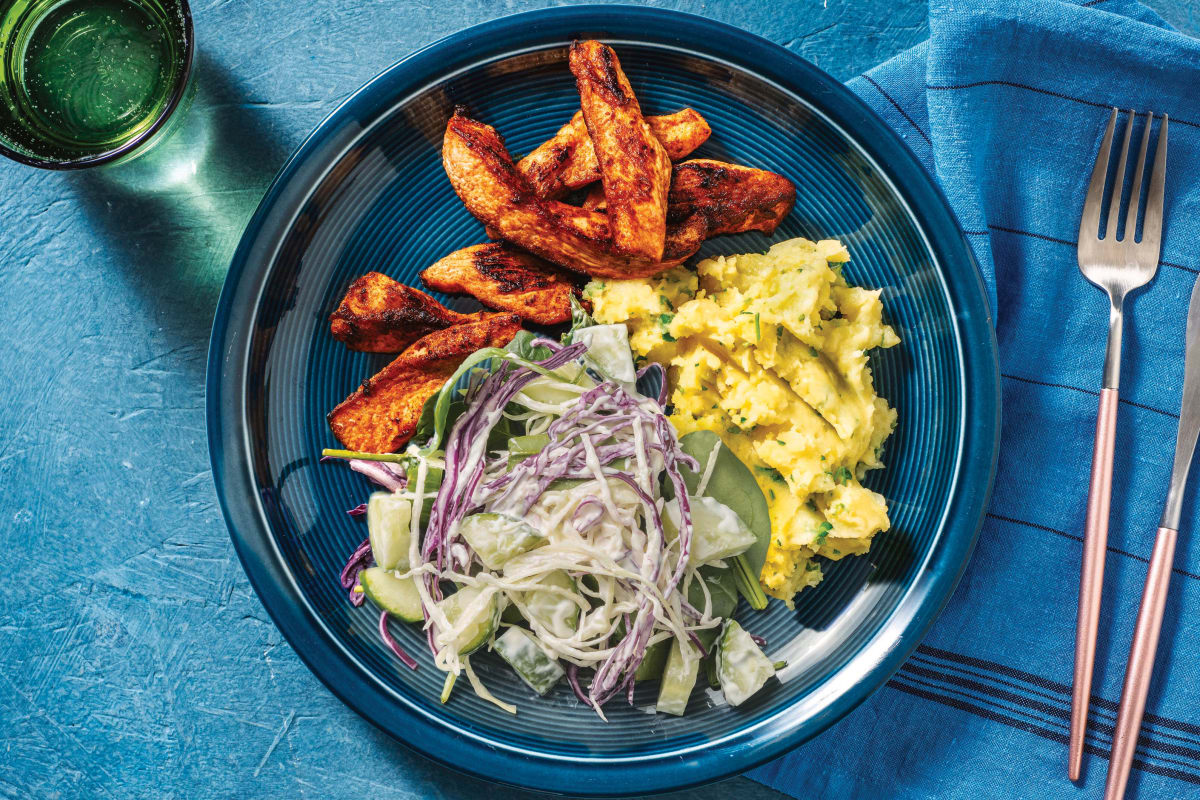 Quick Spiced Chicken Strips