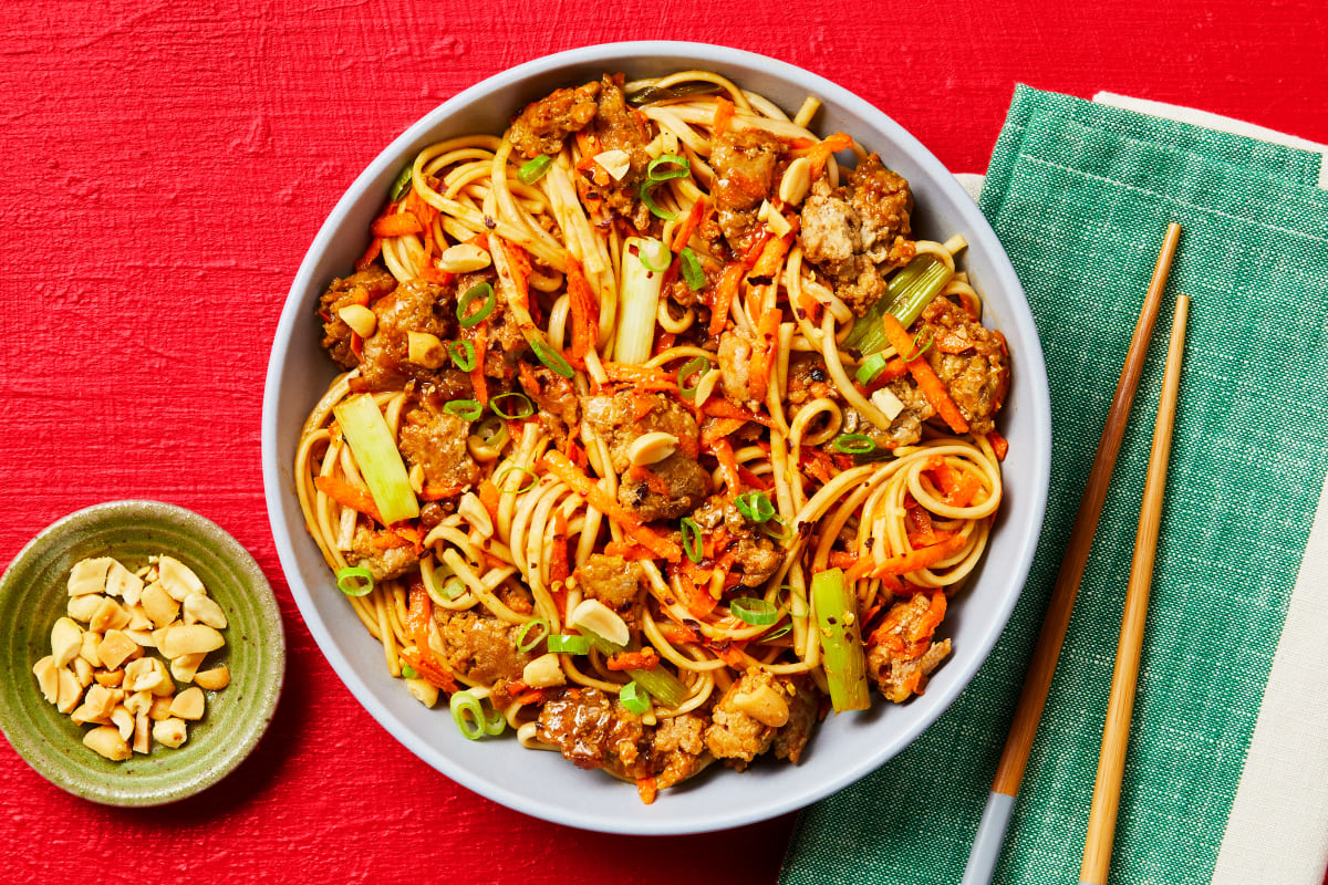 Szechuan Shrimp Noodle Stir-Fry