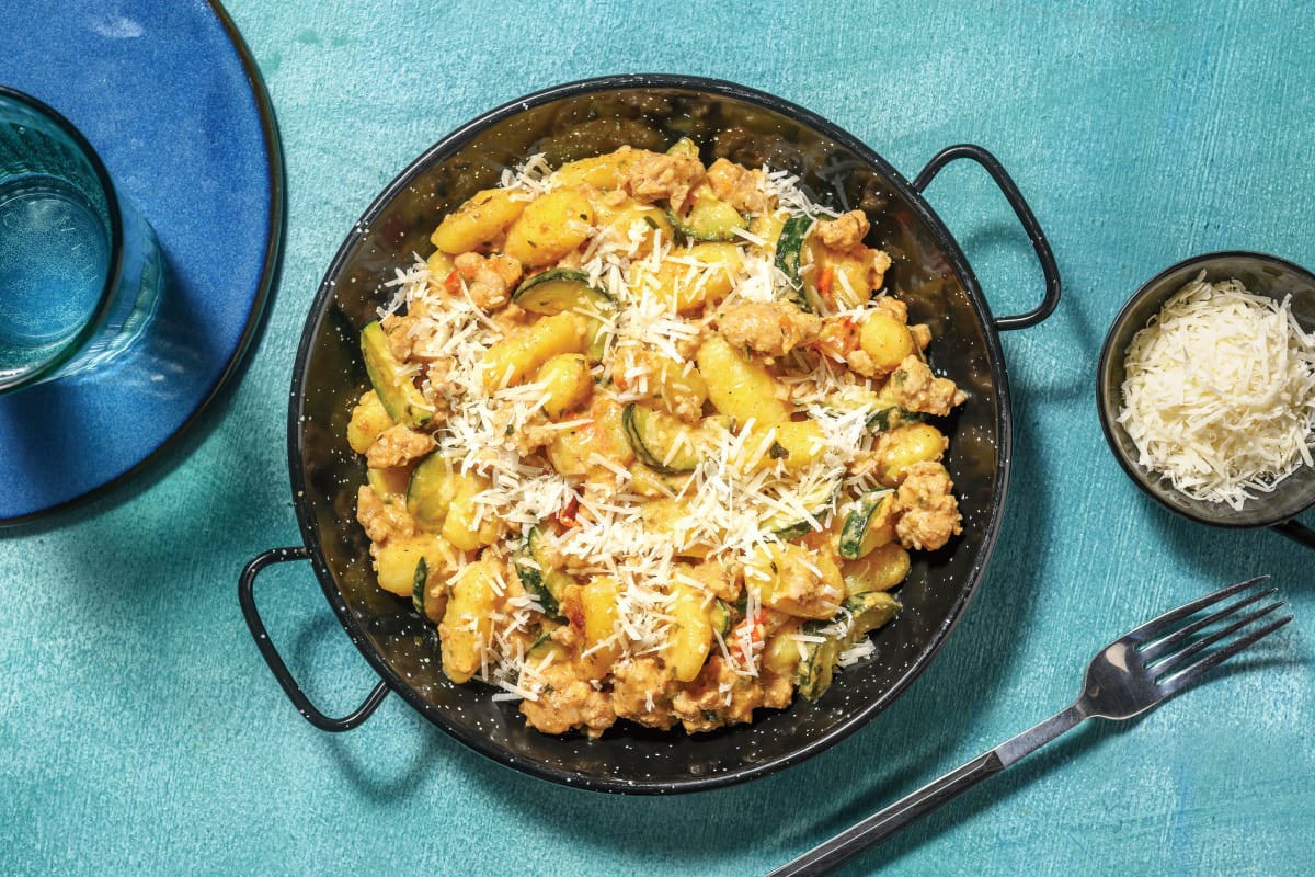 Creamy Pork & Zucchini Gnocchi 