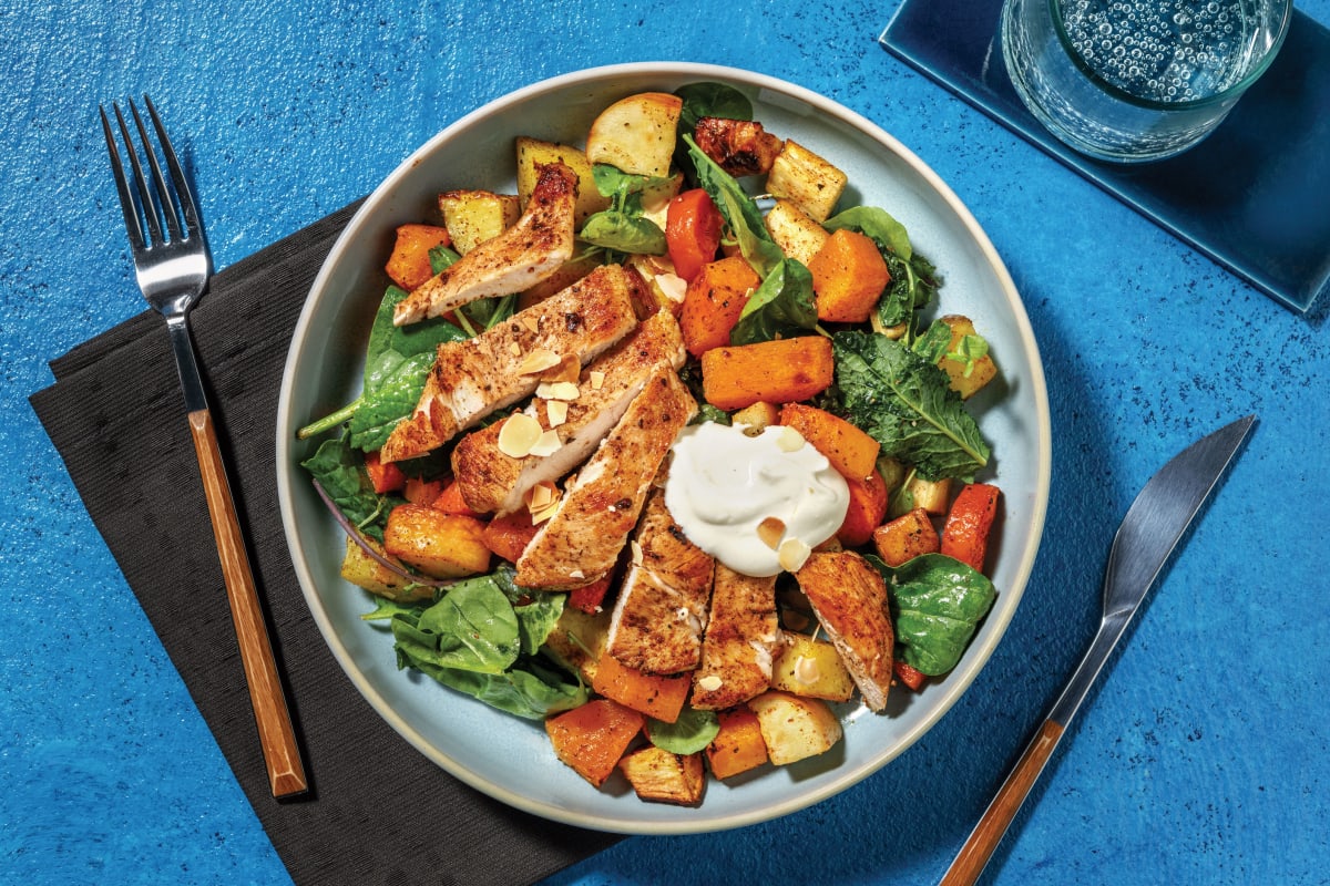 Double Mumbai Chicken & Roast Veggie Toss