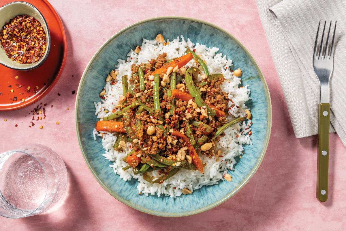 Plant-Based Mince & Veggie Stir-Fry