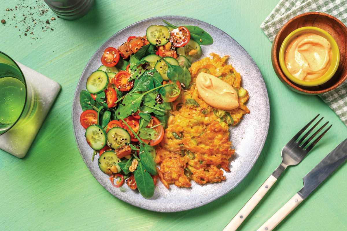 Asian-Style Carrot & Ginger Fritters