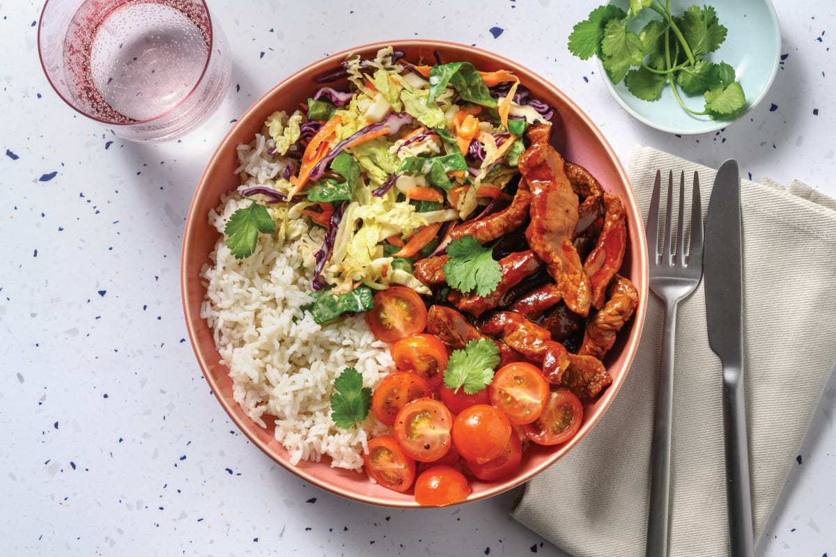 Easy Smokey Beef Bowl