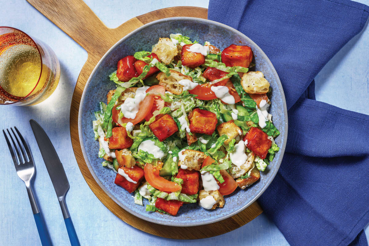 Smokey Chicken, Haloumi & Crouton Salad