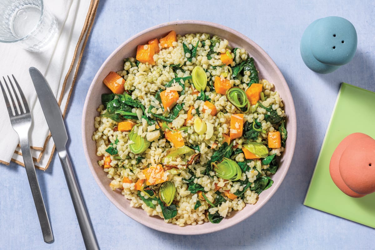 Homestyle Pumpkin & Leek Risotto