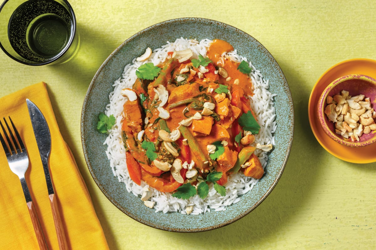 Double Mild Coconut Chicken & Baby Broccoli Curry