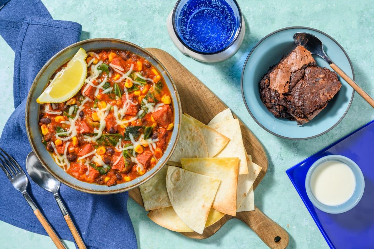 Tex-Mex Chorizo & Black Bean Stew for Dinner