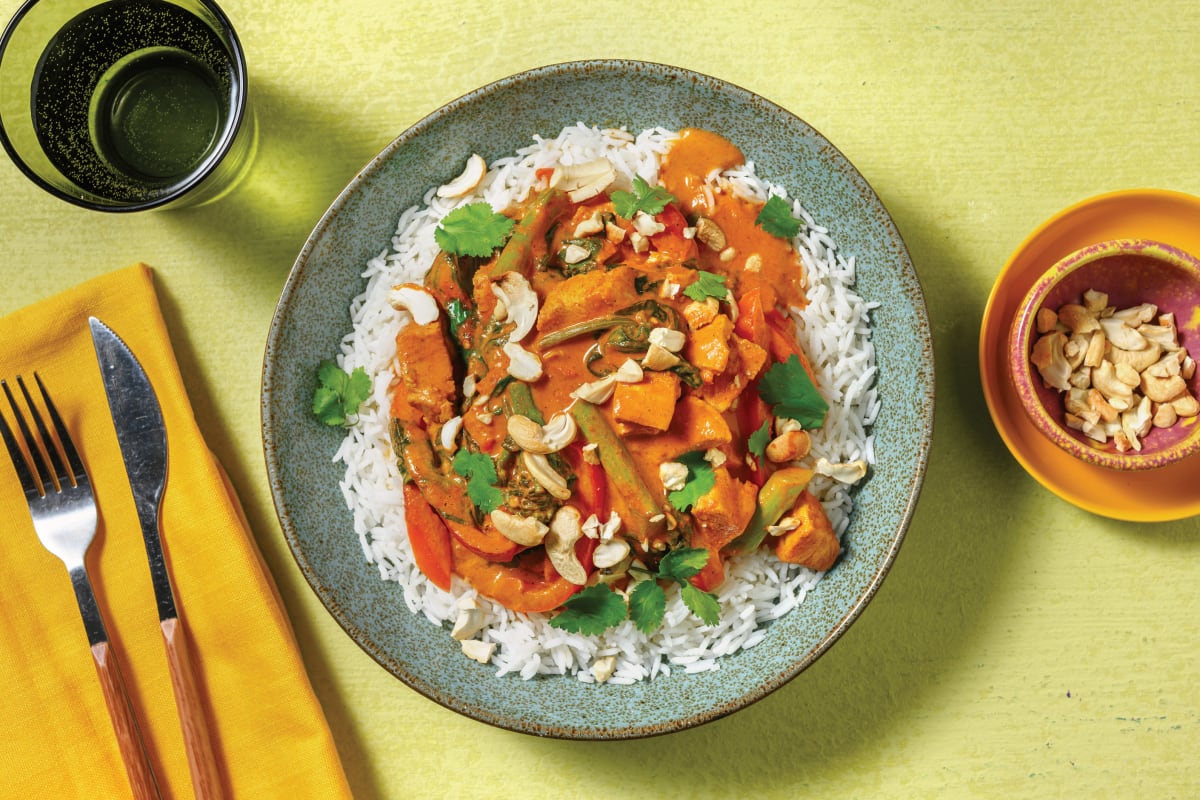 Double Coconut Chicken & Baby Broccoli Curry