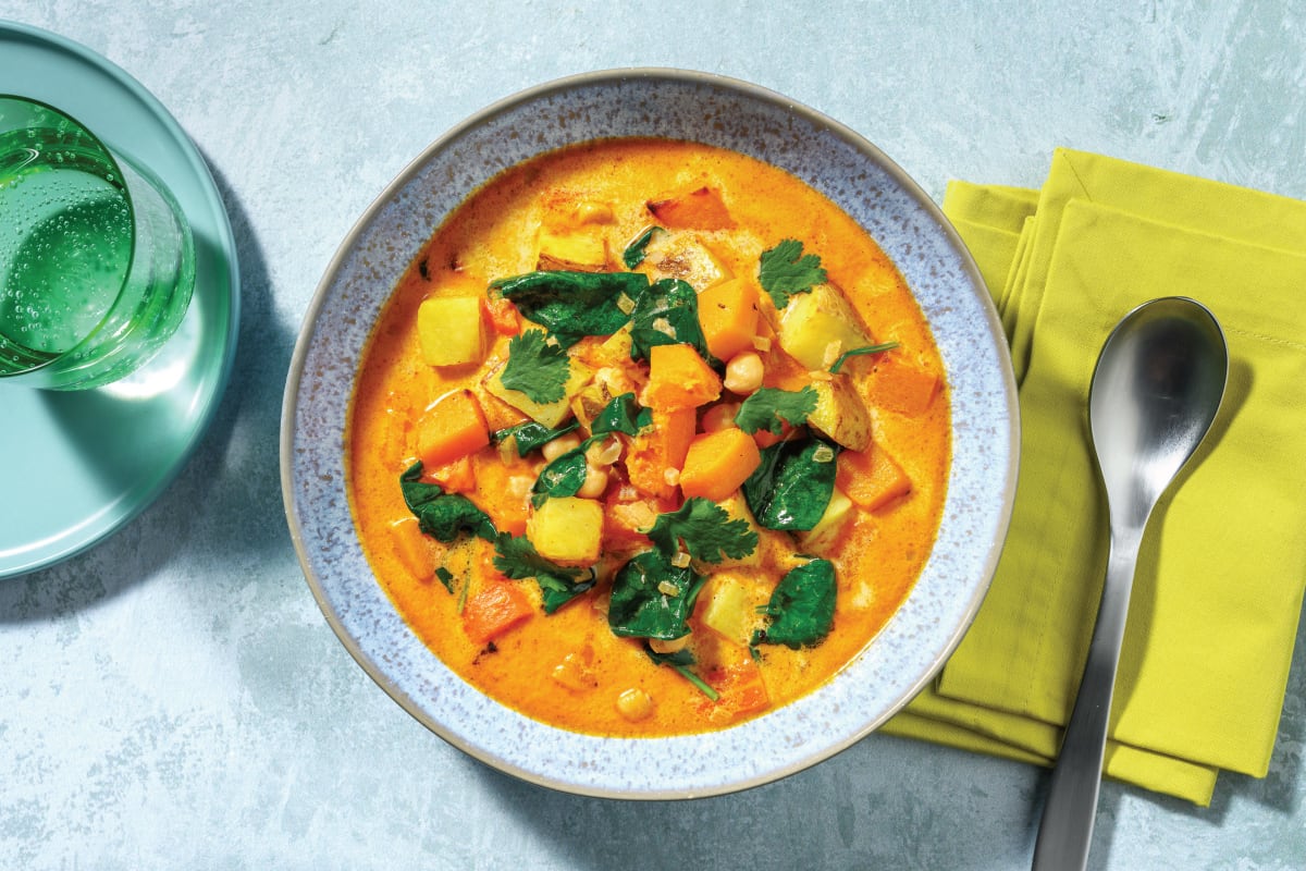 Chermoula Chicken, Chickpea & Coconut Soup