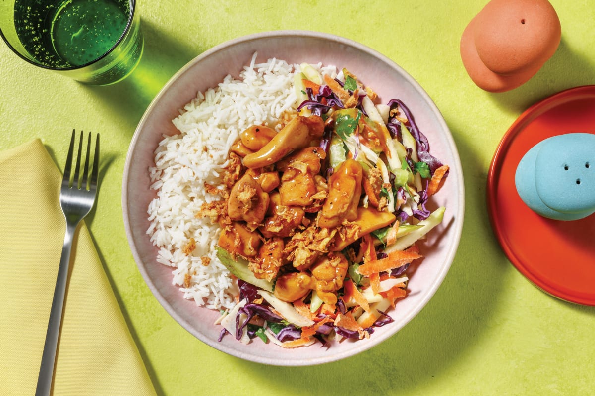 Southeast Asian Sweet Chilli Chicken Bowl