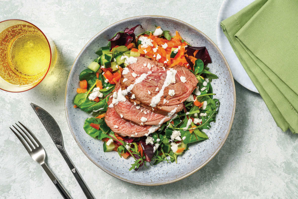 Peri-Peri Roast Lamb Rump & Fetta Salad