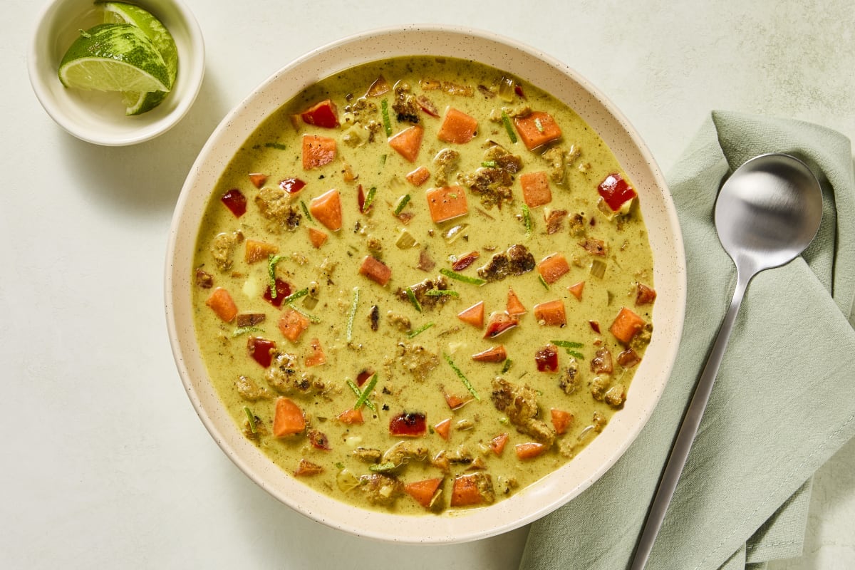 One-Pot Thai Coconut Curry Chicken Soup