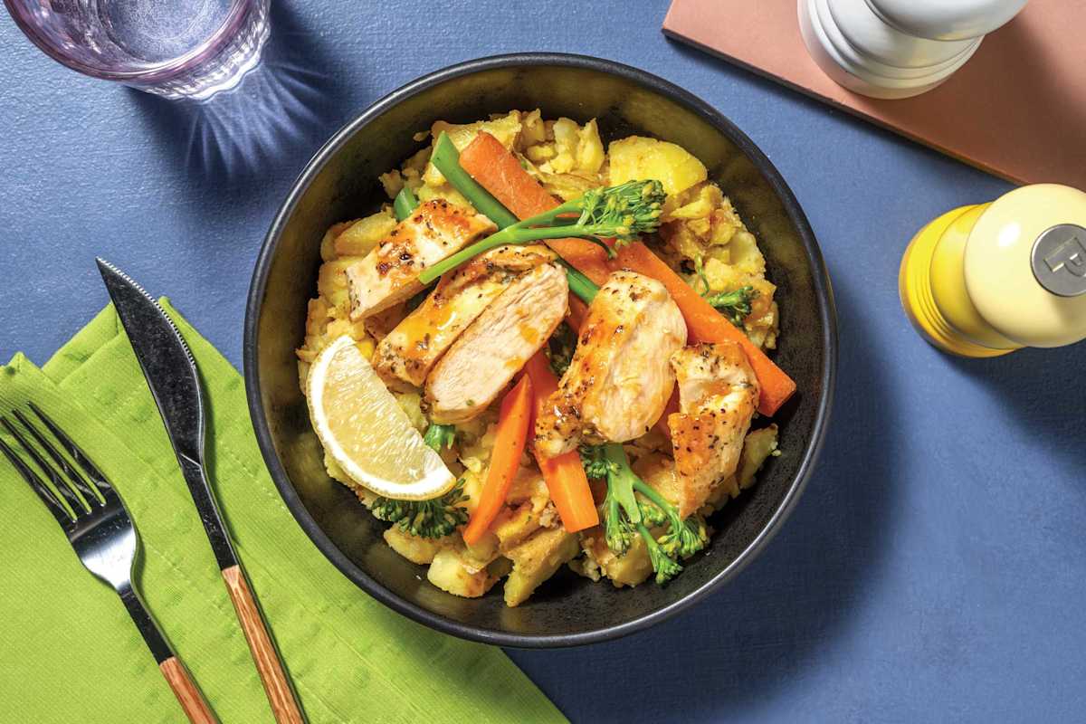 Apricot Chicken & Baby Leaves