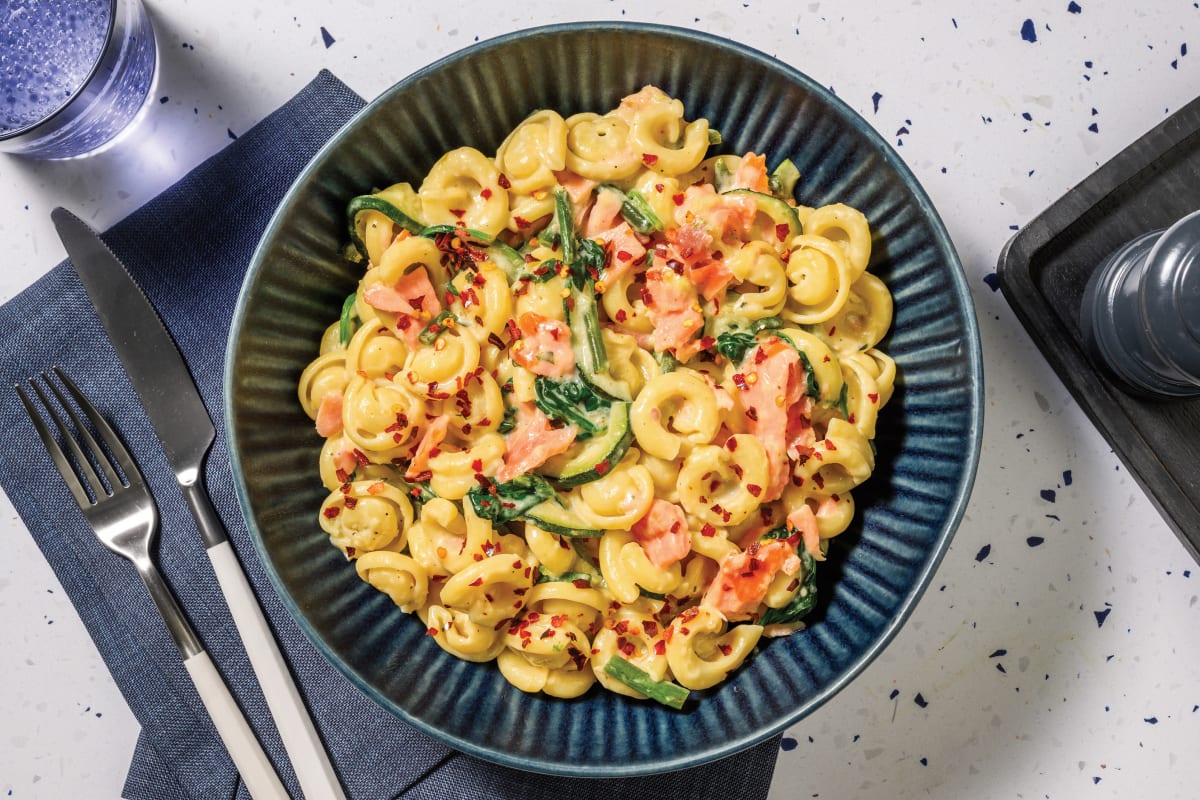 Creamy Smoked Salmon Orecchiette