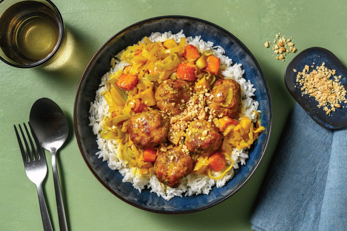 Southeast Asian Pork Meatball Curry Recipe HelloFresh