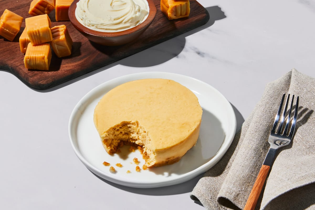 Salted Caramel Mascarpone Cheesecake