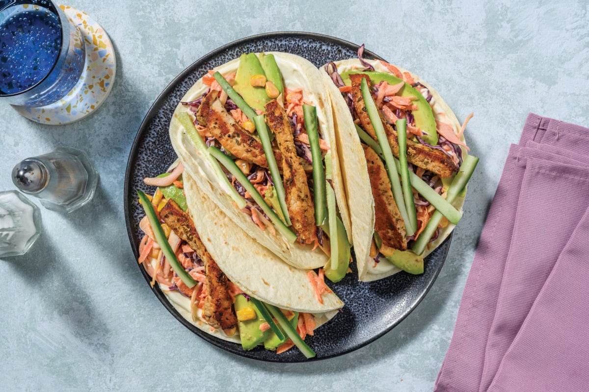 Double Tex-Mex Pork Tacos & Avocado