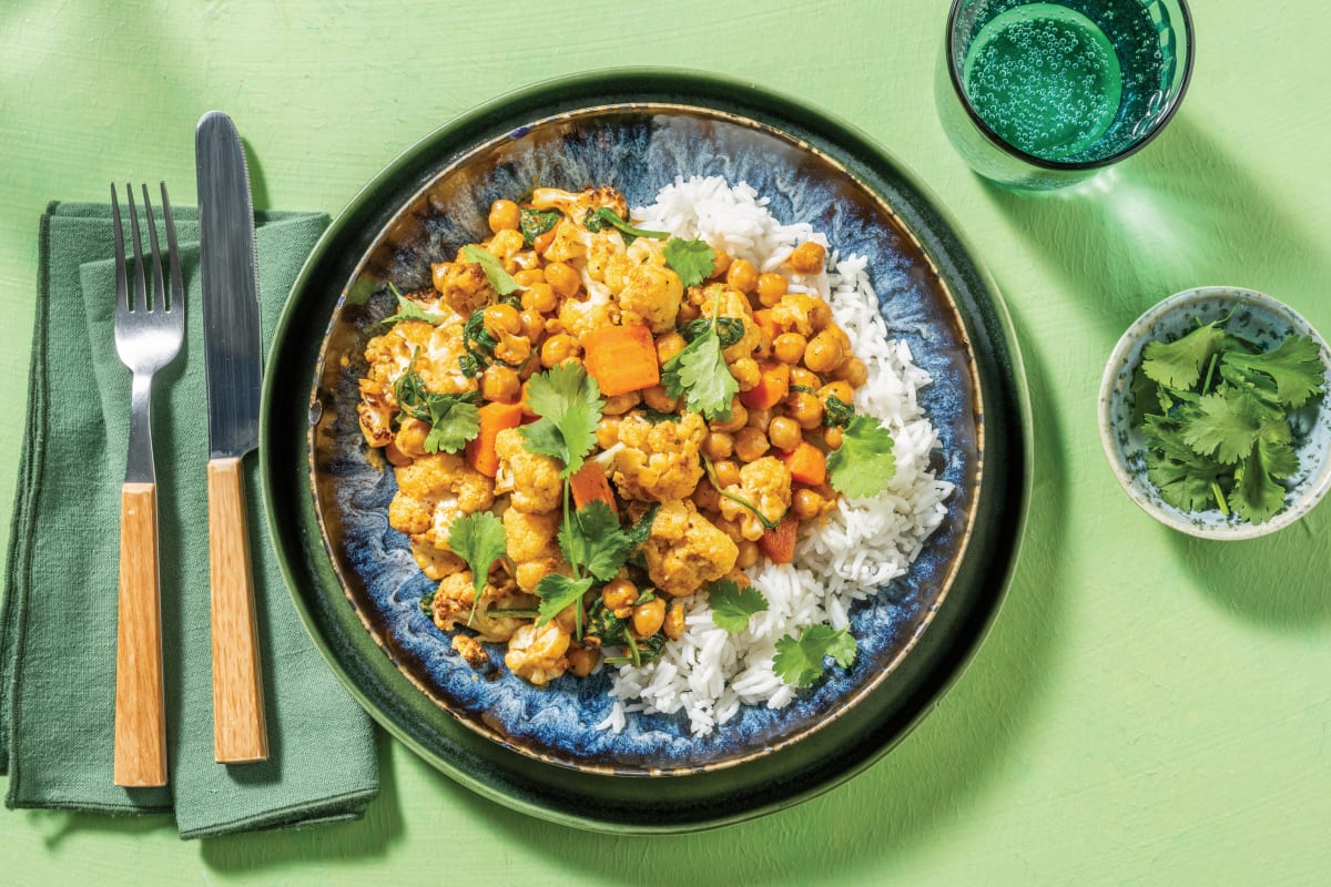 Sri Lankan Chickpea, Chicken & Cauliflower Curry