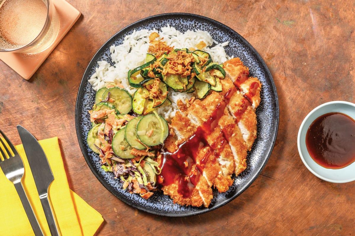 Katsu Crumbed Chicken & Ginger Rice