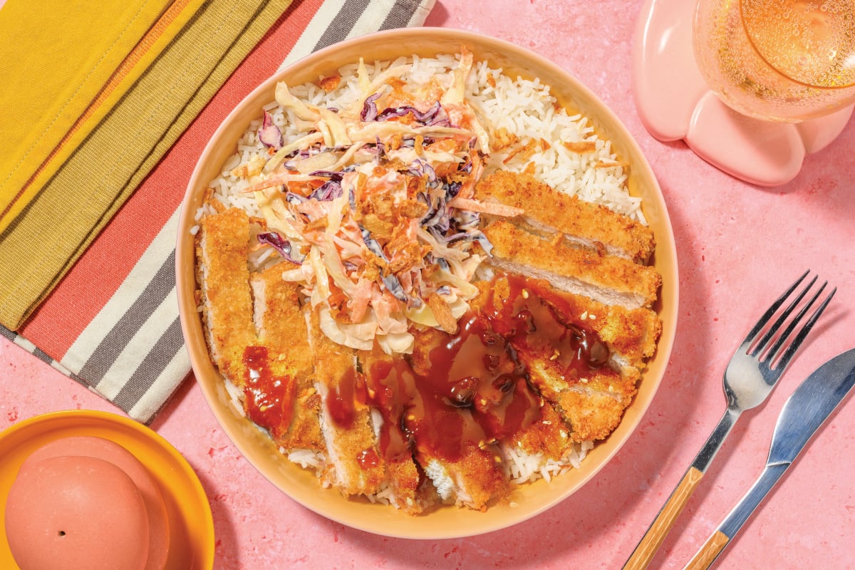 Chicken Schnitzel Katsu Curry & Rapid Rice