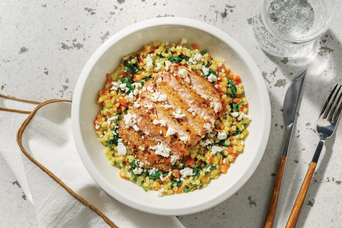 Paprika Chicken Tenders & Pearl Couscous