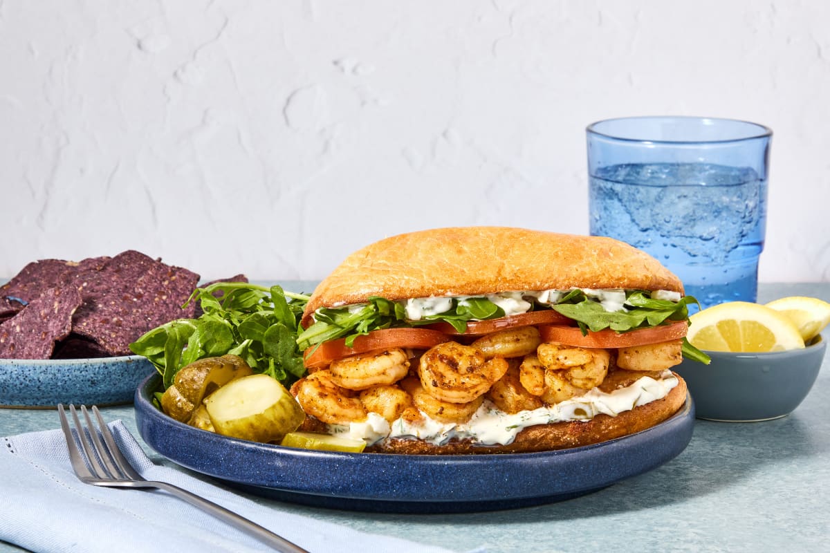 Chesapeake Bay Shrimp Sandos