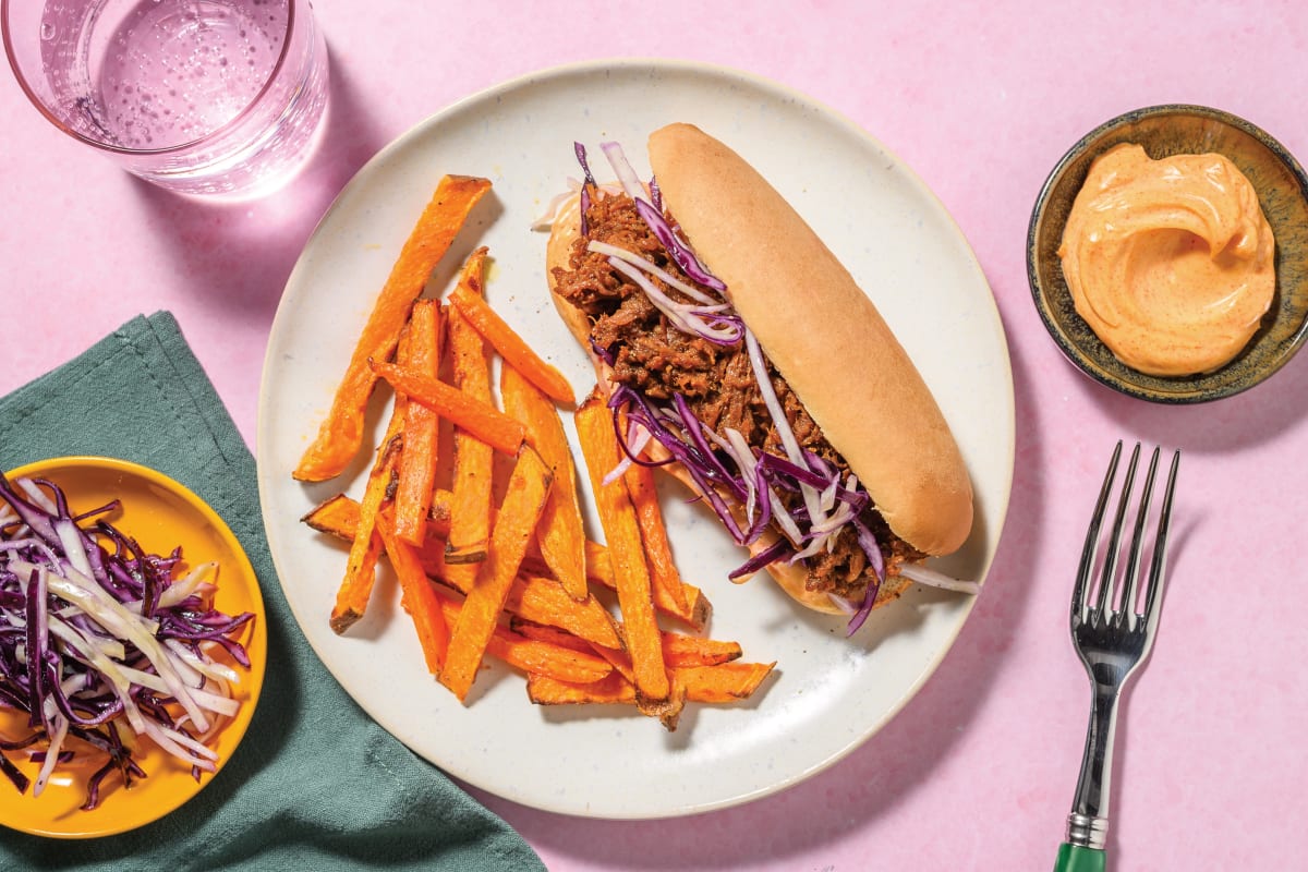 Double Tex-Mex Beef Brisket Slaw Subs