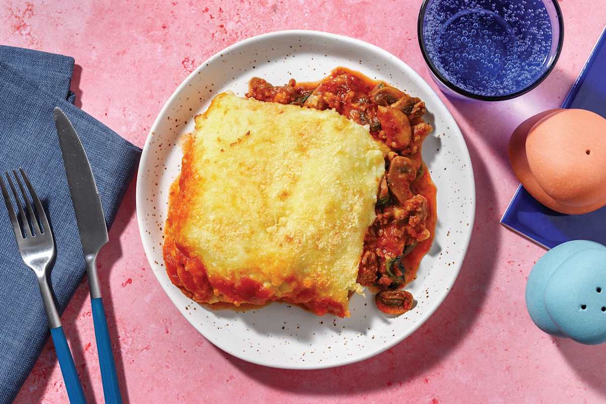 Rustic Italian Pork & Potato Pie