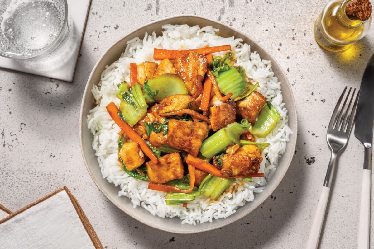 Salt & Pepper Chicken Rice Bowl