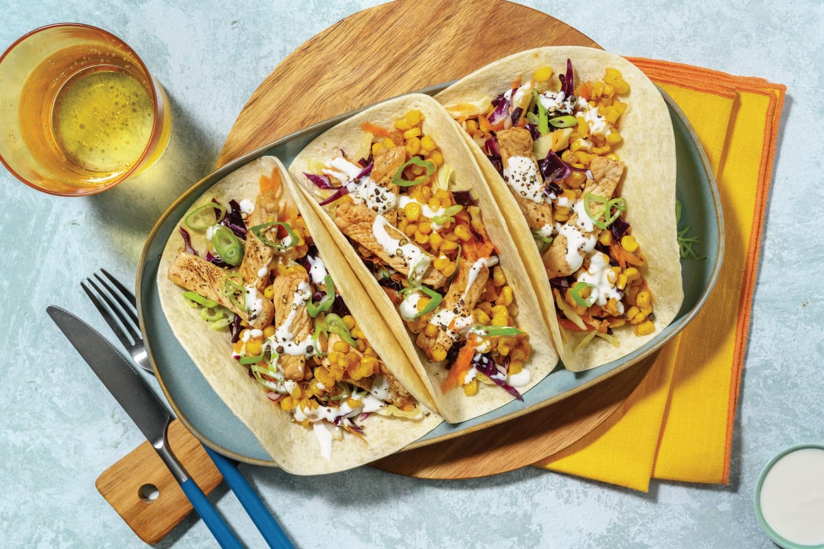 Easy Mexican Fiesta Pork & Corn Tacos