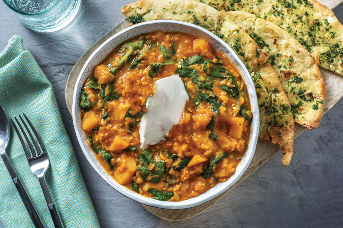 Indian Lentil, Chicken & Veggie Coconut Dhal