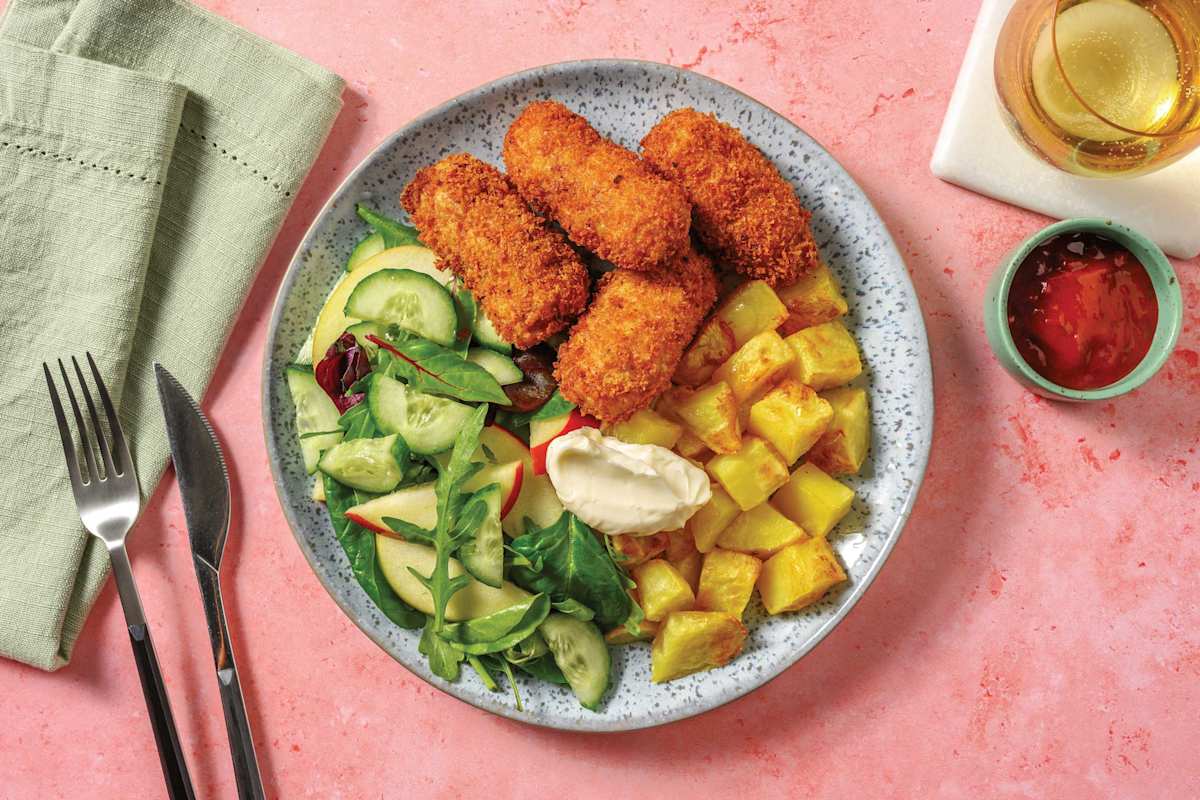 Spanish Pork Croquetas & Roast Tomato Salsa