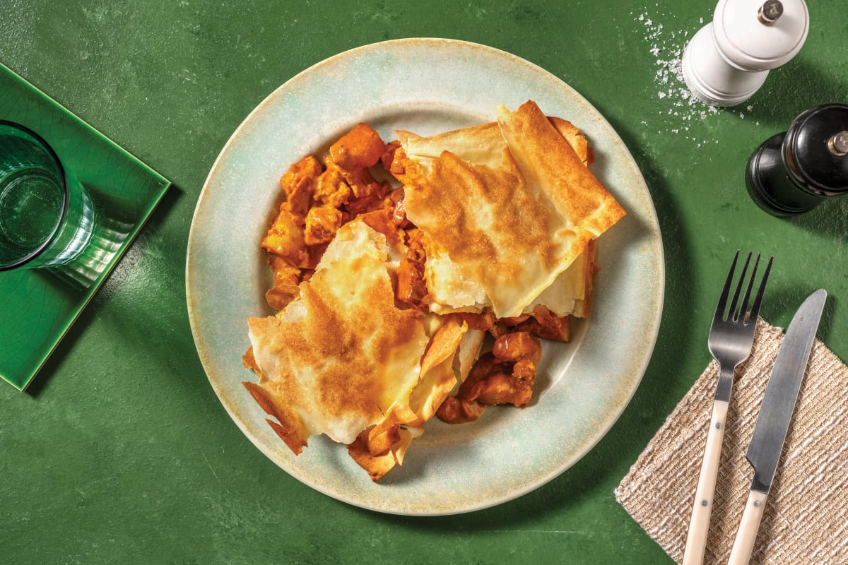 Butter Chicken Filo Pie Recipe | HelloFresh